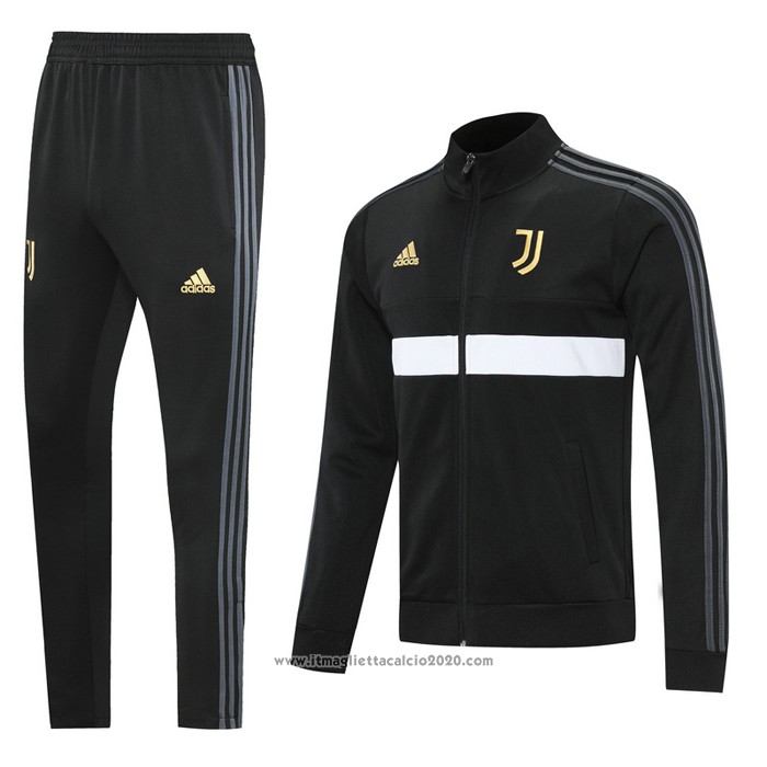 Tuta da Track Giacca Juventus 2020 2021 Nero e Bianco